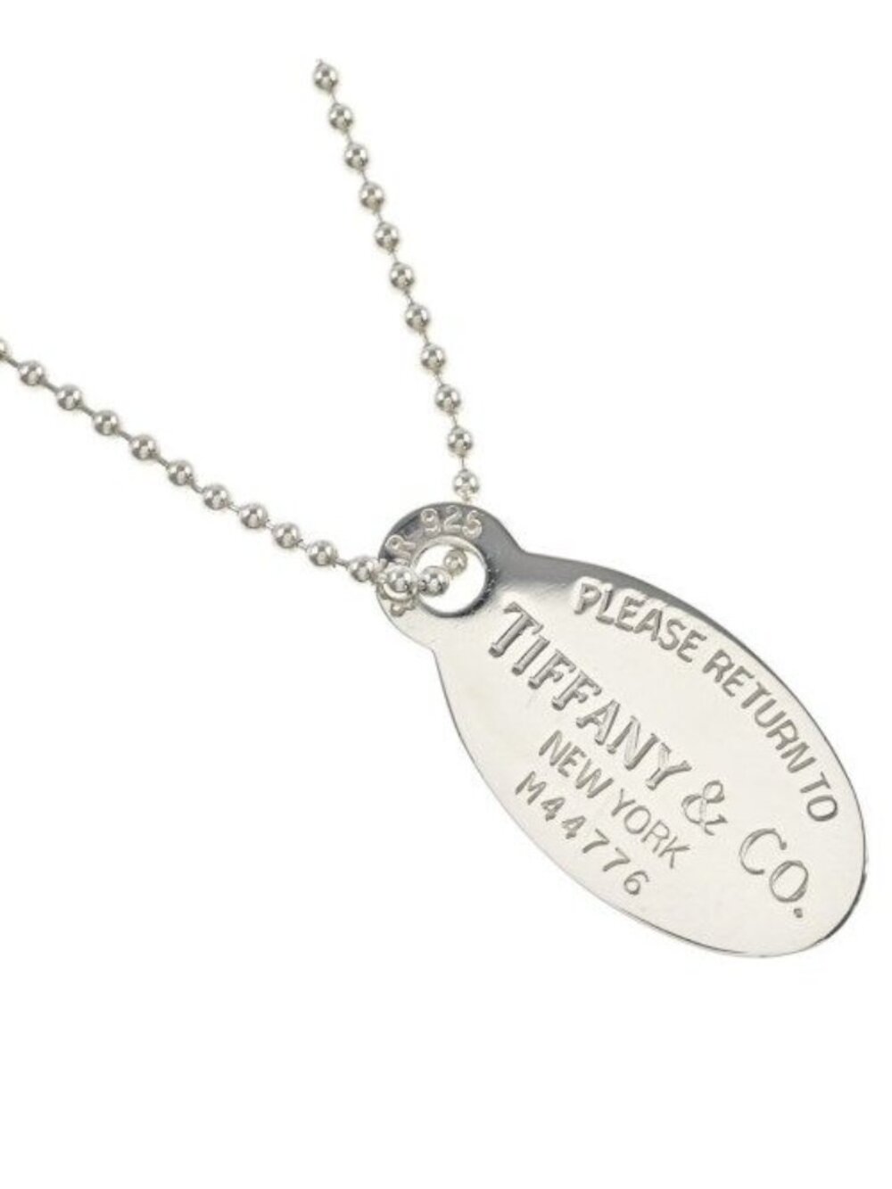 Tiffany & Co Return to Oval Tag Long Necklace New